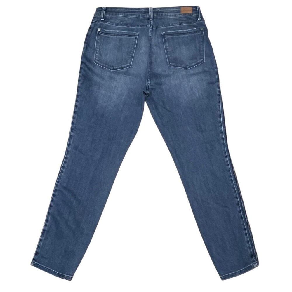 Judy Blue Women Size 15/32 Jeans Relaxed Fit Braided Detail Blue Stretch - Picture 4 of 16
